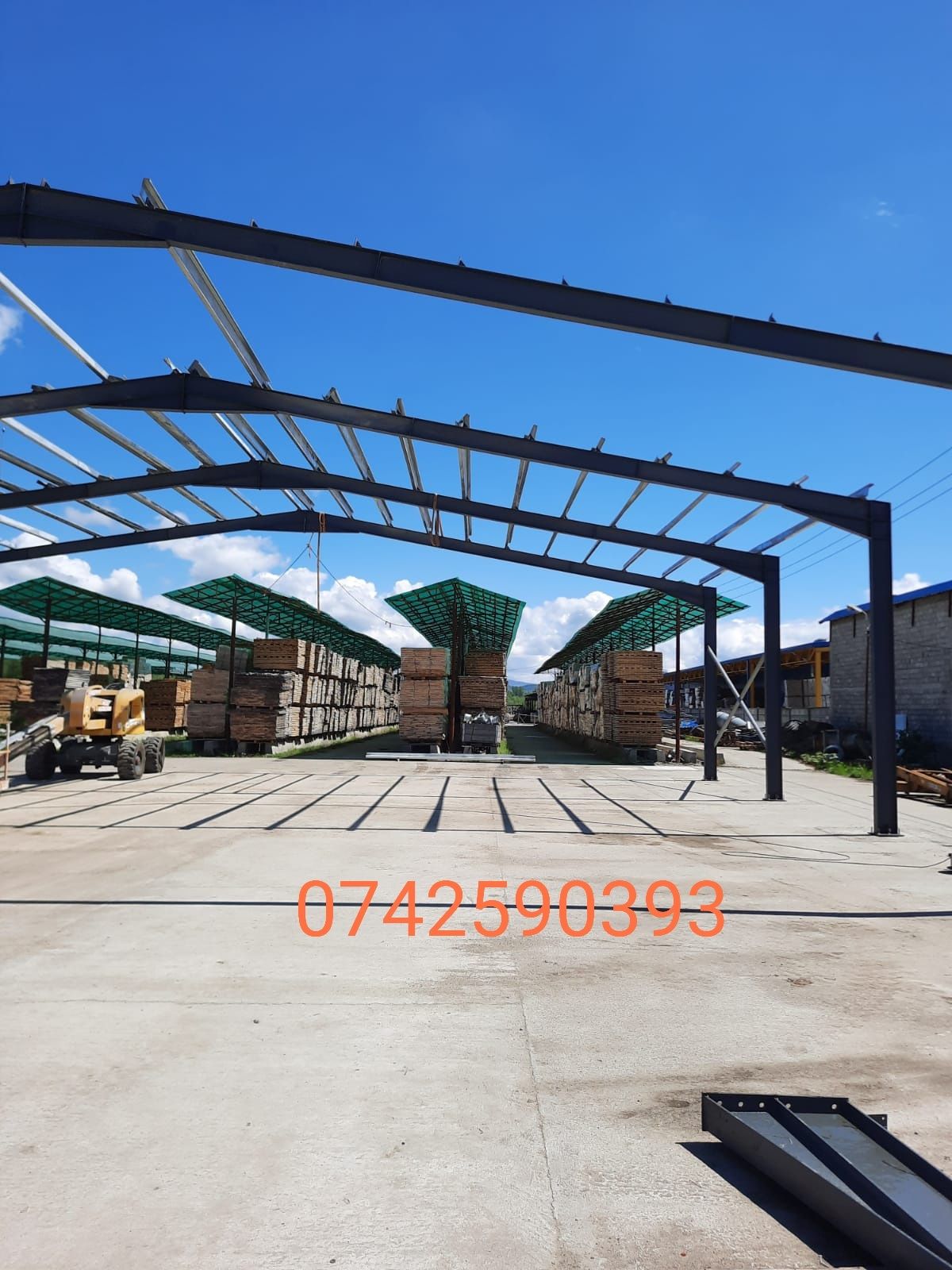 Vand hale metalică structura 12x30h4'5  15x30