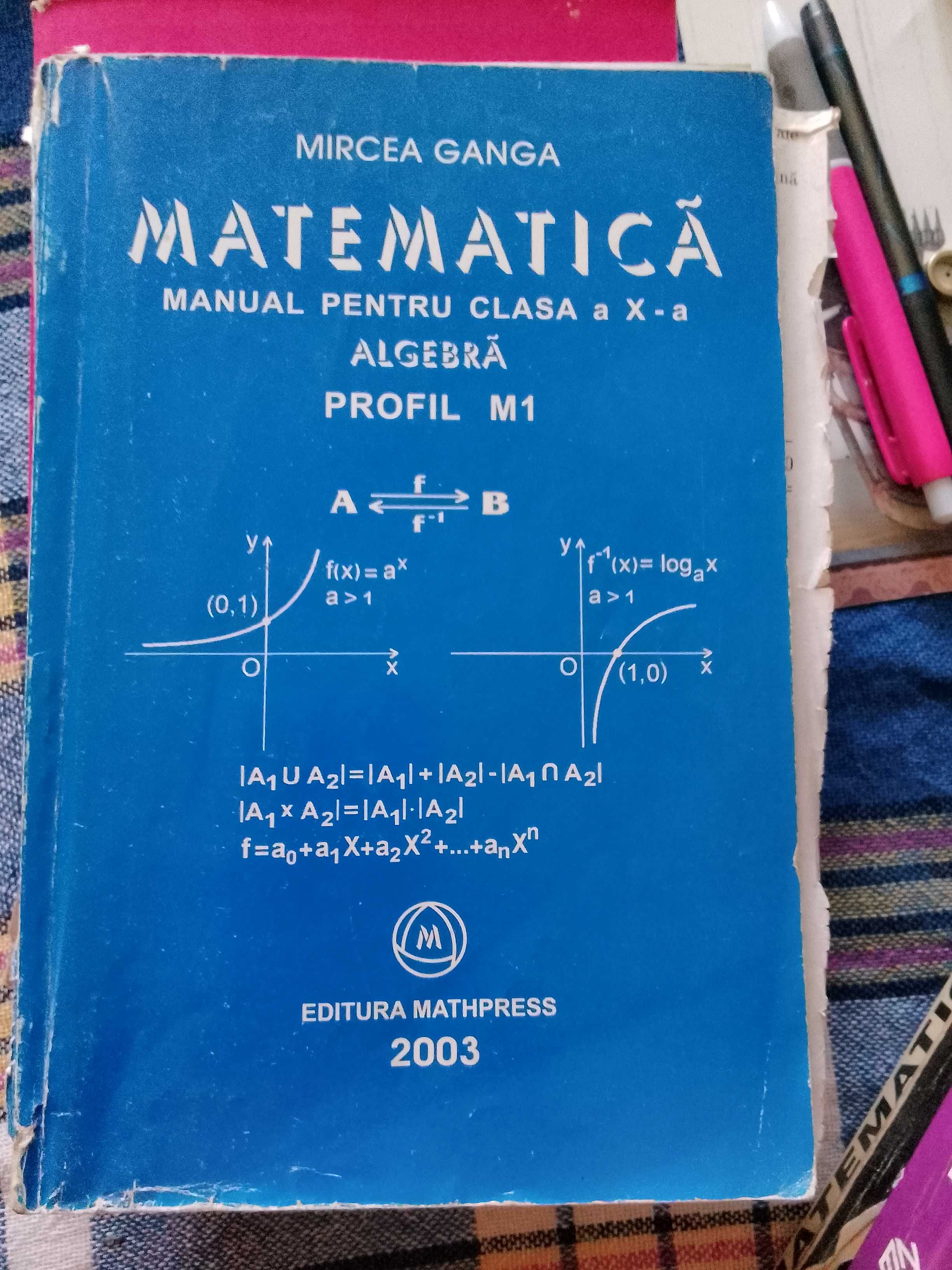 Cărți matematica pt liceu 6 buc