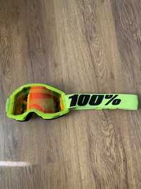 Чисто нови очила за каска на 100% зелени