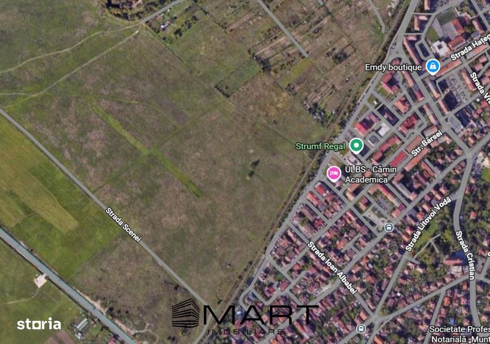 Teren 2000 mp. intravilan zona Strand - Campusor