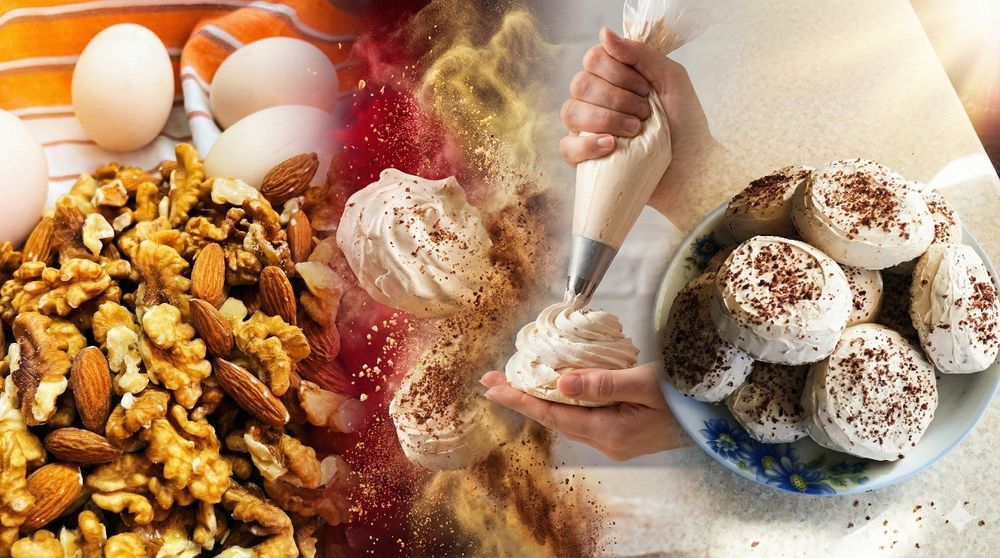 Срочно Пирожное "Элегия": Ореховый хруст в облаке нежности