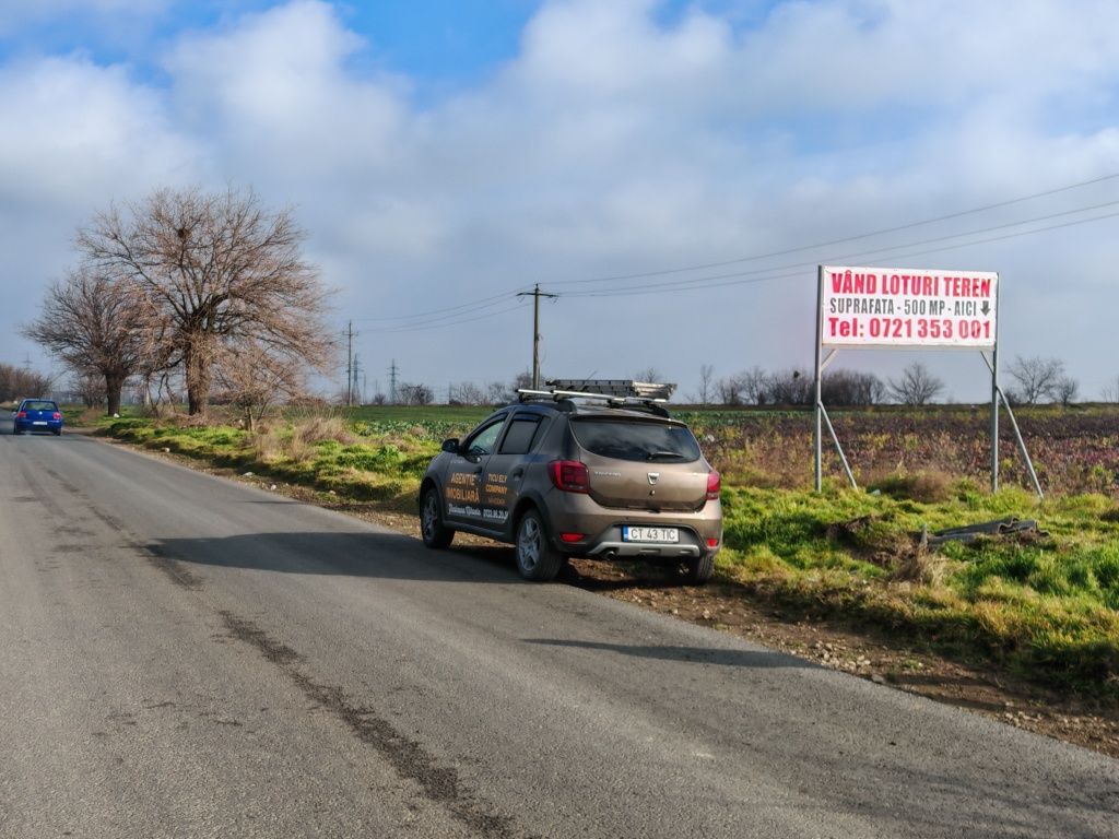 Vând loturi teren în rate, 500 mp la Lumina