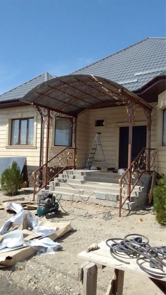 Сварочные работы навесы лапасы