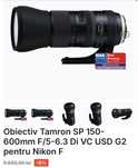 Obiectiv Profesional Tamrom, wildlife and sports, nou, montira Nikon