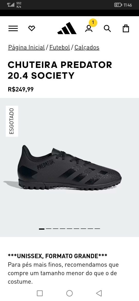 Adidas Predator 42/5