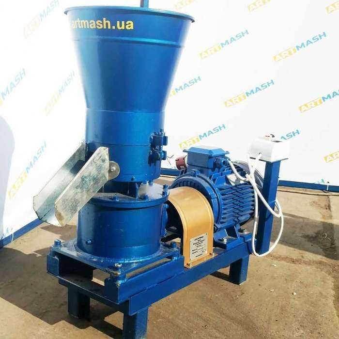 Granulator Presa de peleti din rumegus paie porumb 11 kW cu reductor