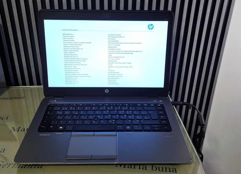 Laptop core i5 gen 4 - Hp EliteBook 840 G1 - functional perfect