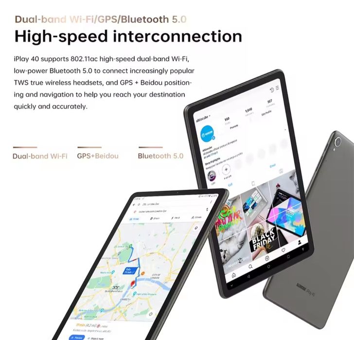 Tableta Alldocube iPlay 40, OctaCore, 10.4", 128GB, 8GB RAM, 4G