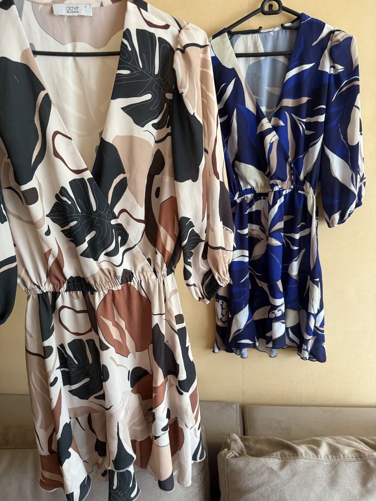 Рокля Reserved лен / H&M Cliche