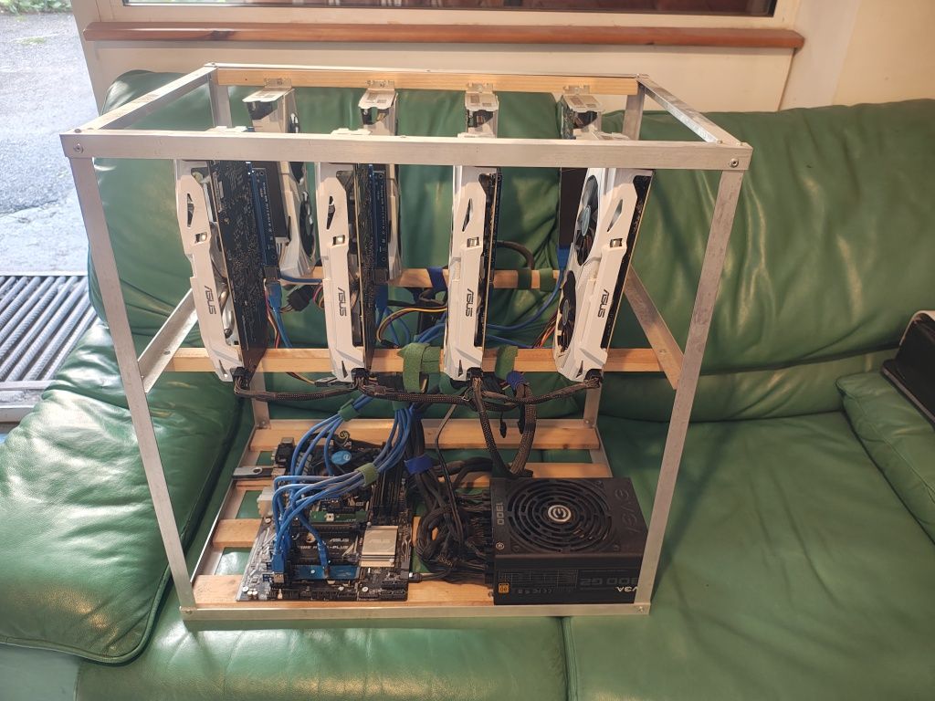 Mining Rig 8 карти Asus P106 6GB