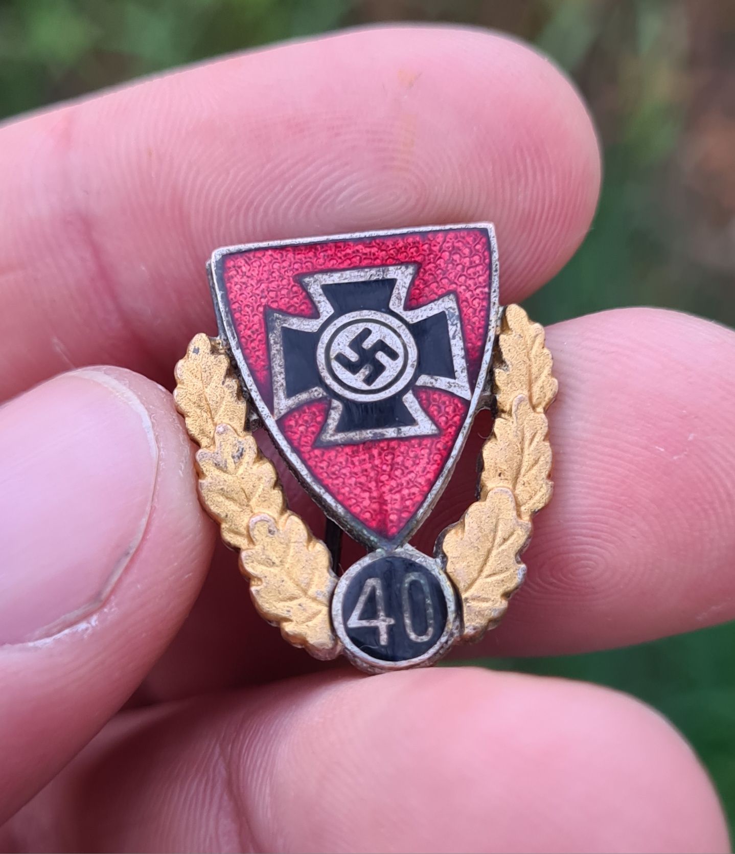 Insigna Pin Medalie Germania Nazista Nazi WW2 Al Doilea Razboi Mondial