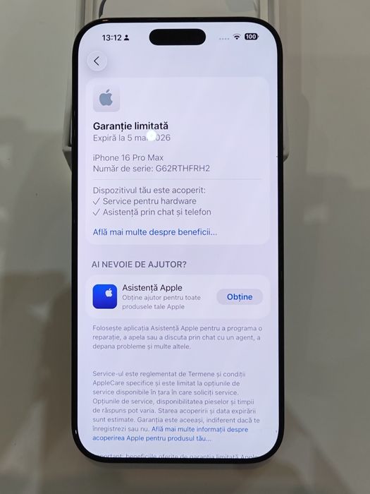 iPhone 16 Pro Max Black 256 gb