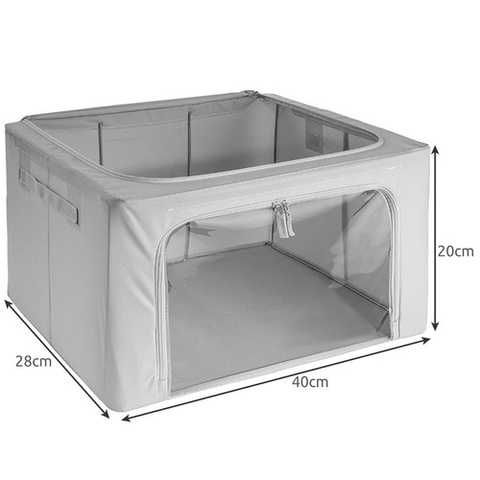 Комплект от 2 кутии за съхранение, голям капацитет 40x30x20cm