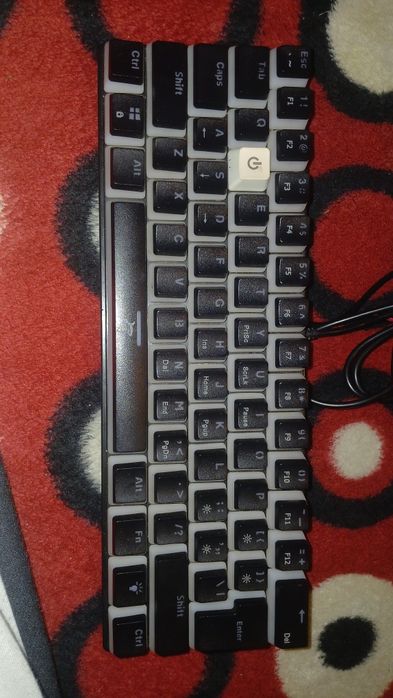 Vand tastatura gaming white shark ashiko