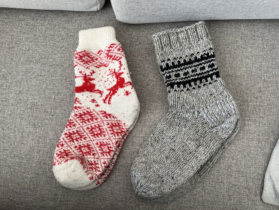 Носки новогодние, зимние
