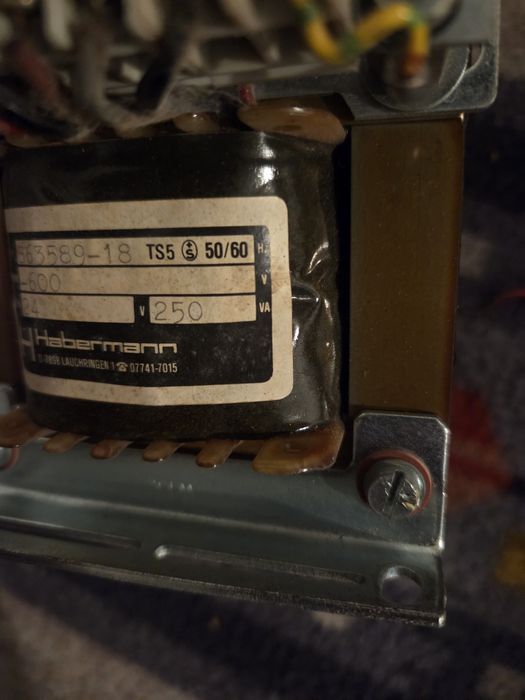 Transformator IMI Habermann 600V/24V 250VA model 863589-18 – impecabil