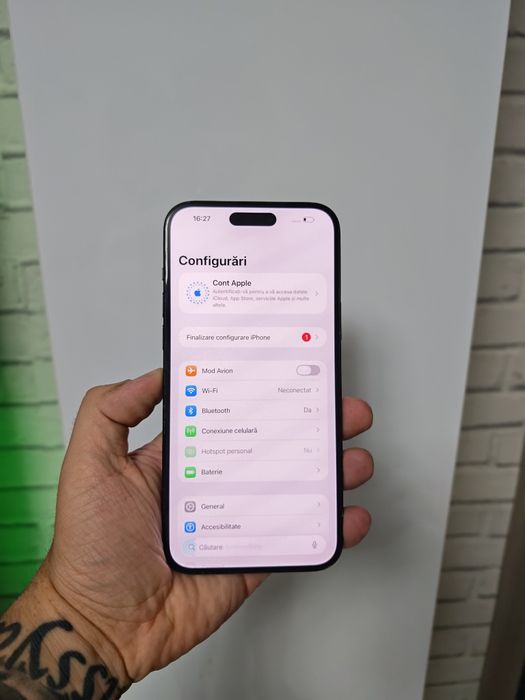 iPhone 15 Plus Black 128GB totul original impecabil liber retea