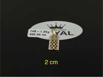 Bijuteria Royal CB : Pandant aur 14k 1,25gr