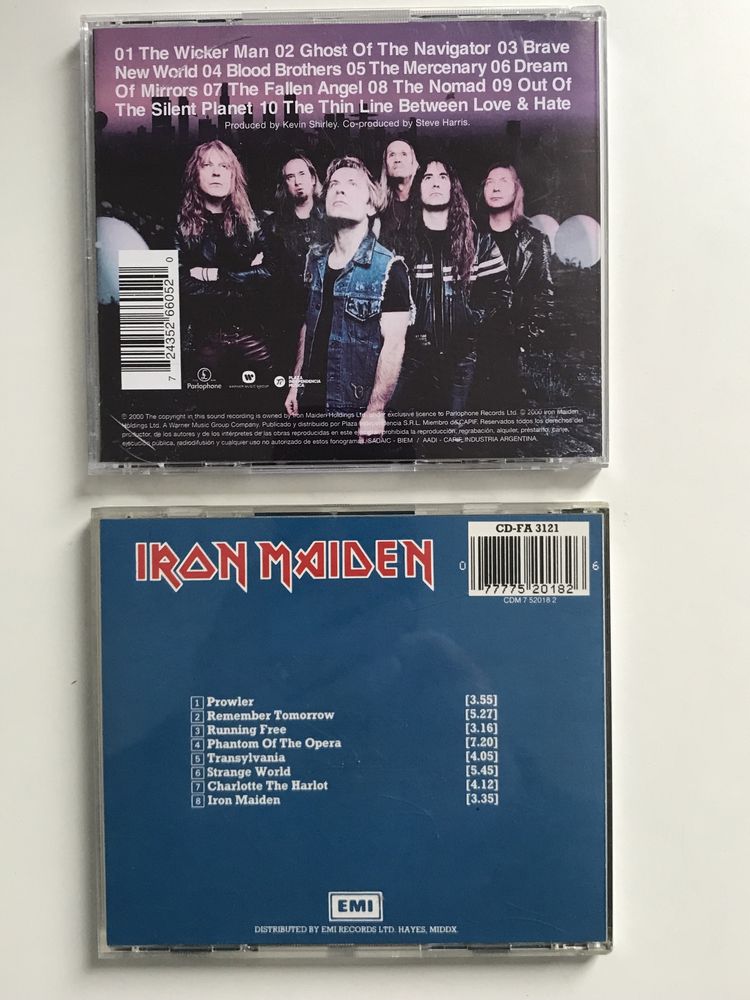 Vand, cd-uri audio originale, Iron Maiden, Bruce Dickinson