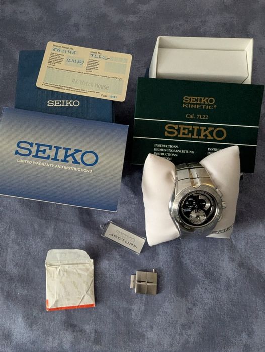 Продавам Seiko Arctura Kinetik Chronograph