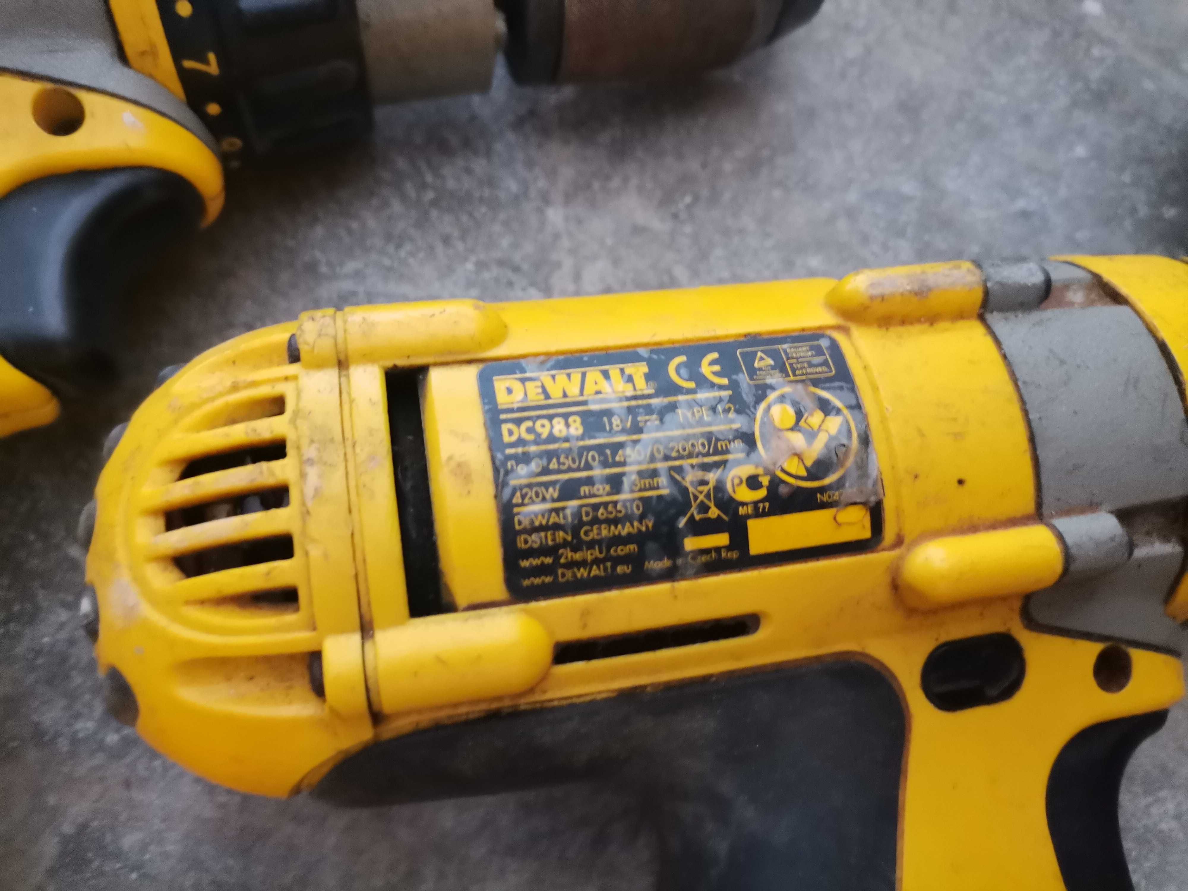 Винтоверт бодита -  Dewalt 12 V , 14,4 V , 18 V