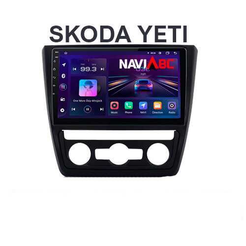 Navigatie Skoda Yeti Android 11  1/2/4/8 GB Ram Slot Sim 4G Carplay