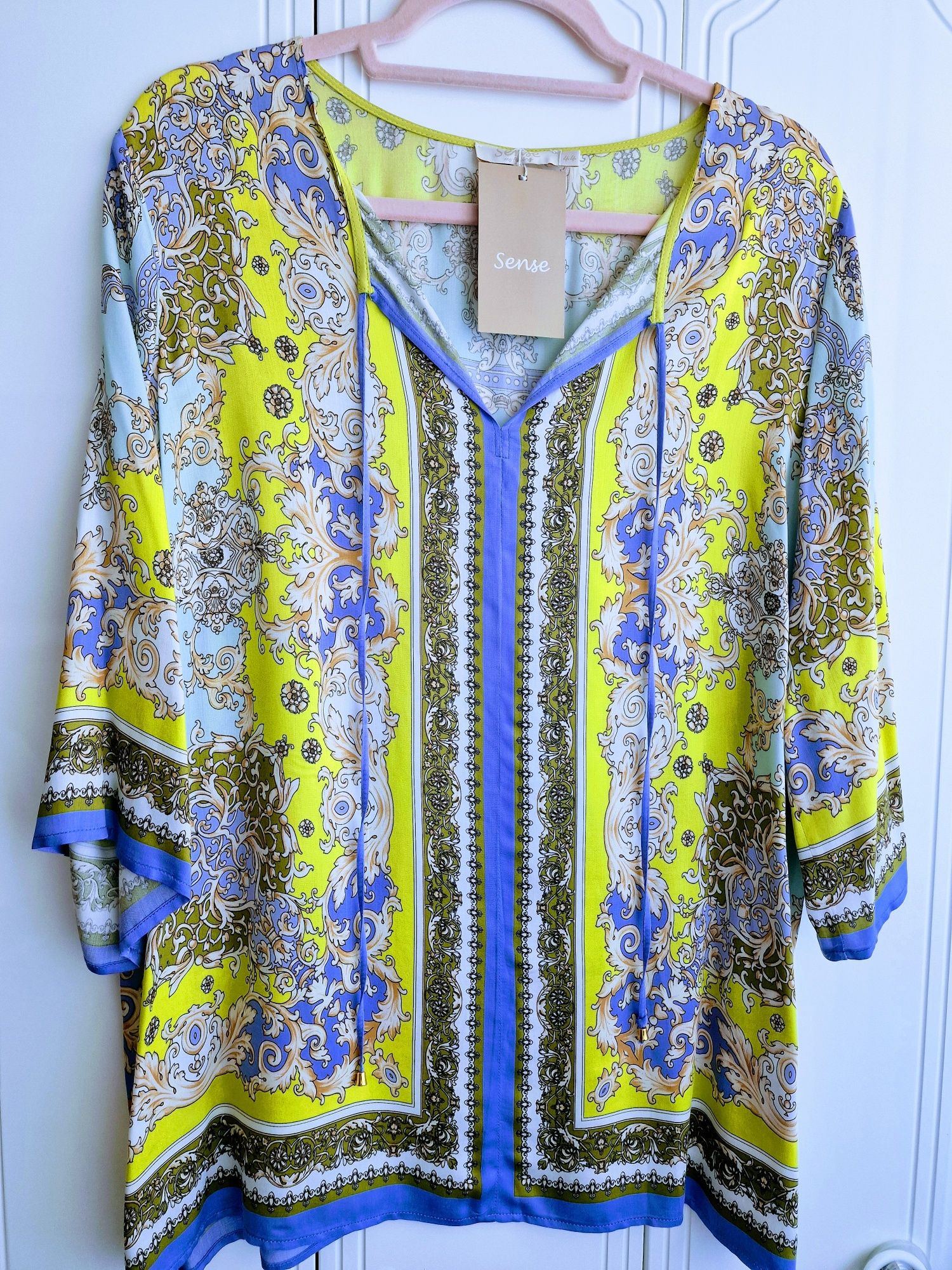 Bluza eleganta matase naturala/new collection,mărimi  44 46 48