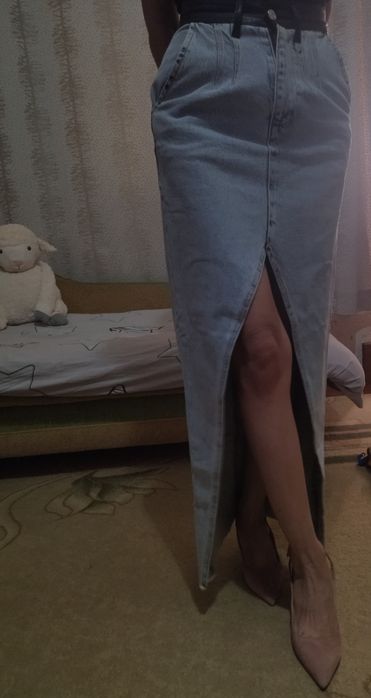 Джинсовая юбка S