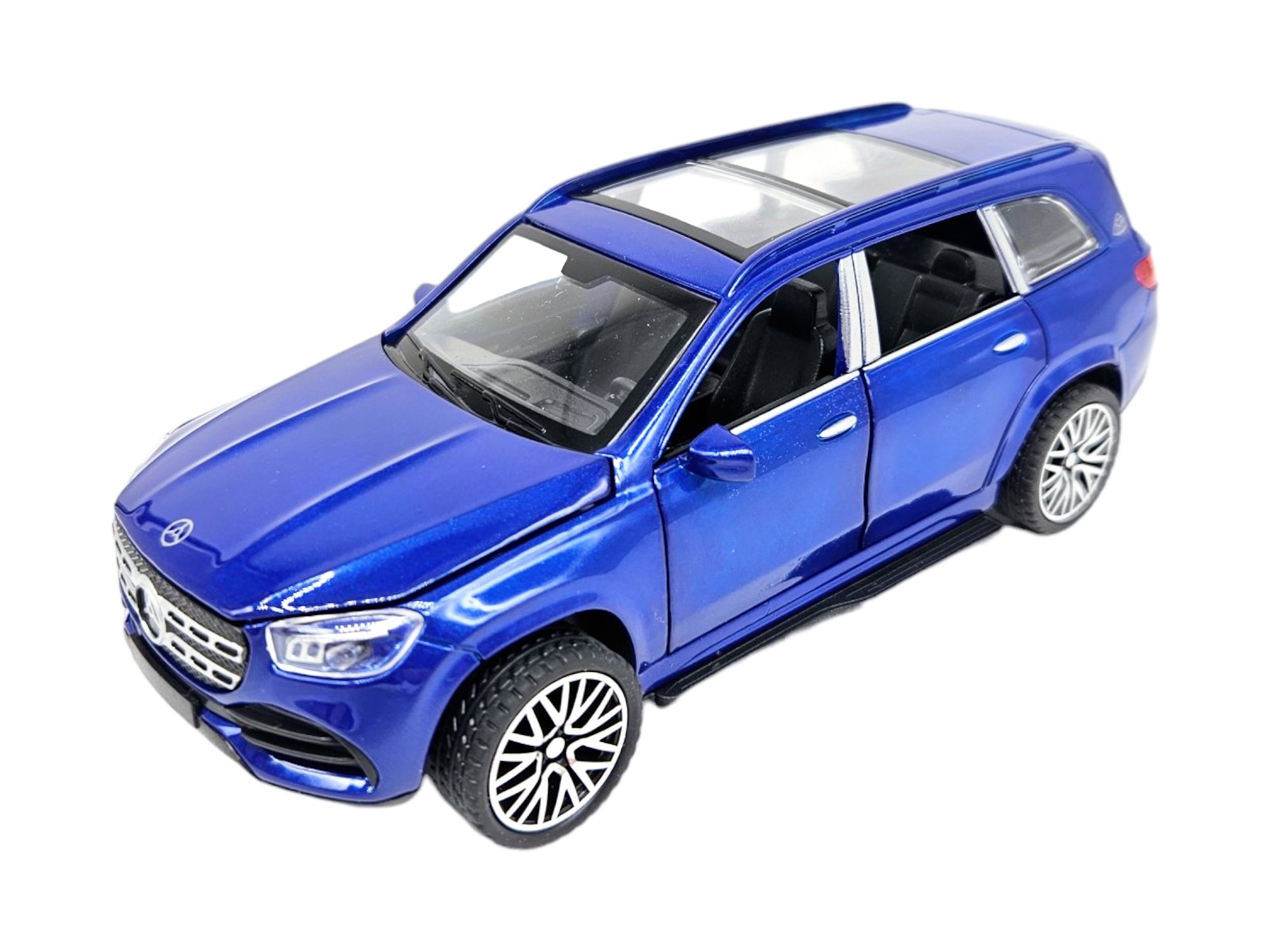 Masina metalica Mercedes GLS Maybach,sunete,lumini,usi mobile16cm,Navy