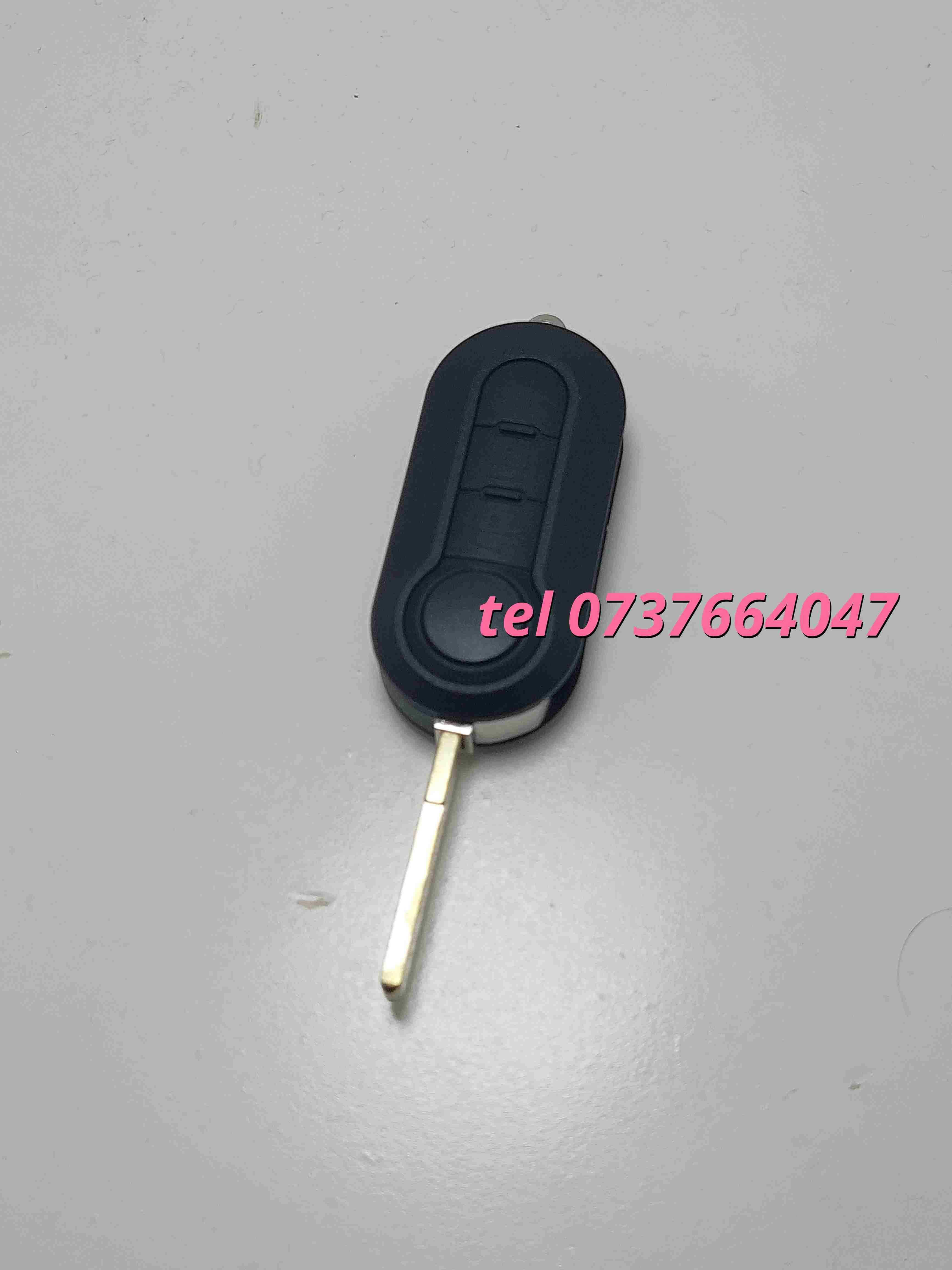 Carcasa Cheie Contact Pentru Fiat 500 Bravo Grande Punto 3 Butoane C