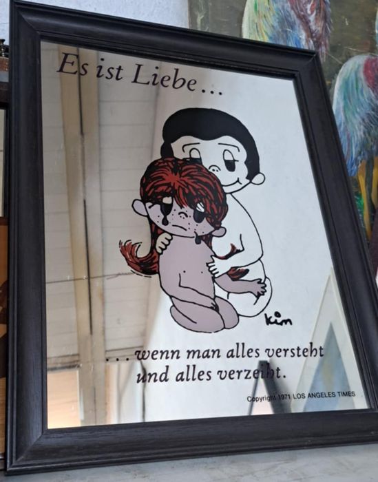 Винтидж рекламно огледало