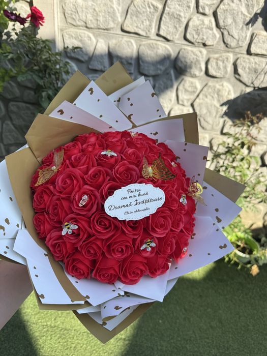 Buchete din trandafiri de sapun