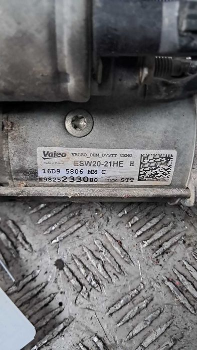 electromotor 1.5 HDI YHZ Peugeot 308 T9 an 2019 cod 9825233080