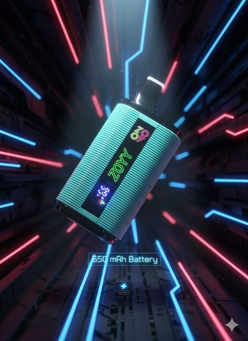 Vape cu 2 arome ZOOY - Strawberry kiwi + Mixed Berries