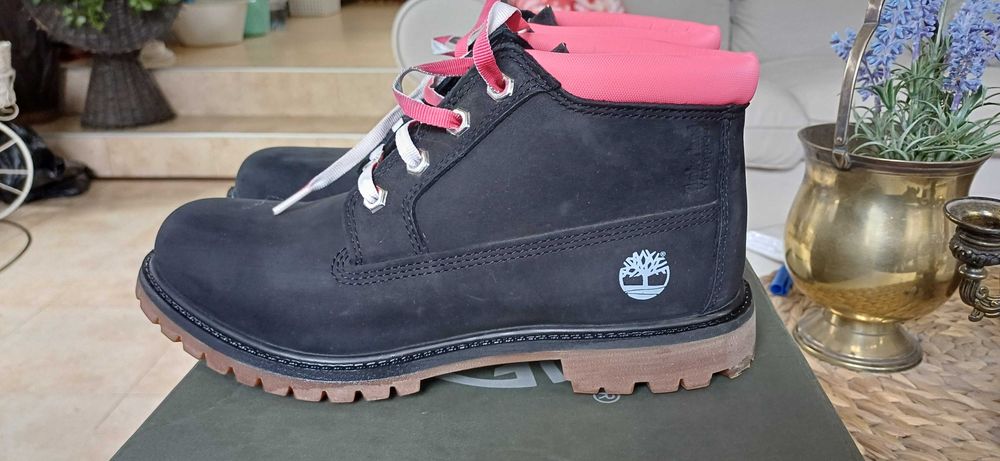 Боти Timberland-естествен велур