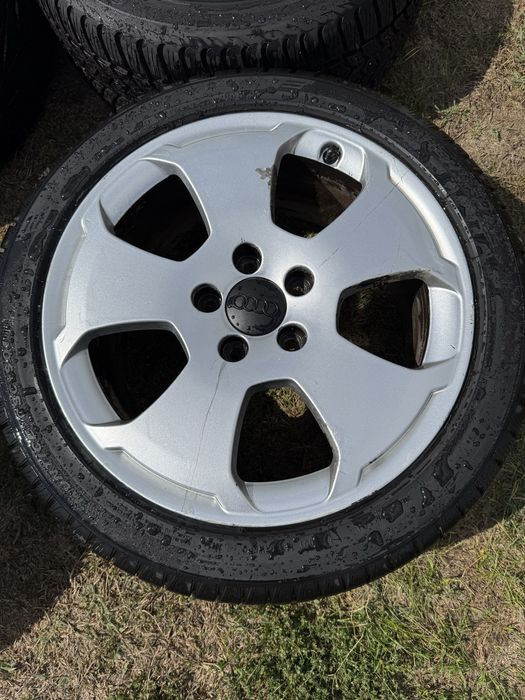 Audi 17 5x112 джанти със нови зимни гуми
