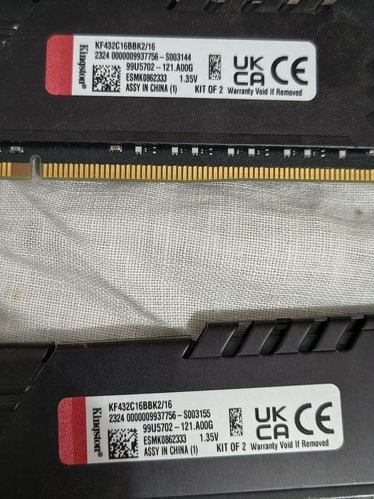 Kingstone 16 gb ram 3200 mhz