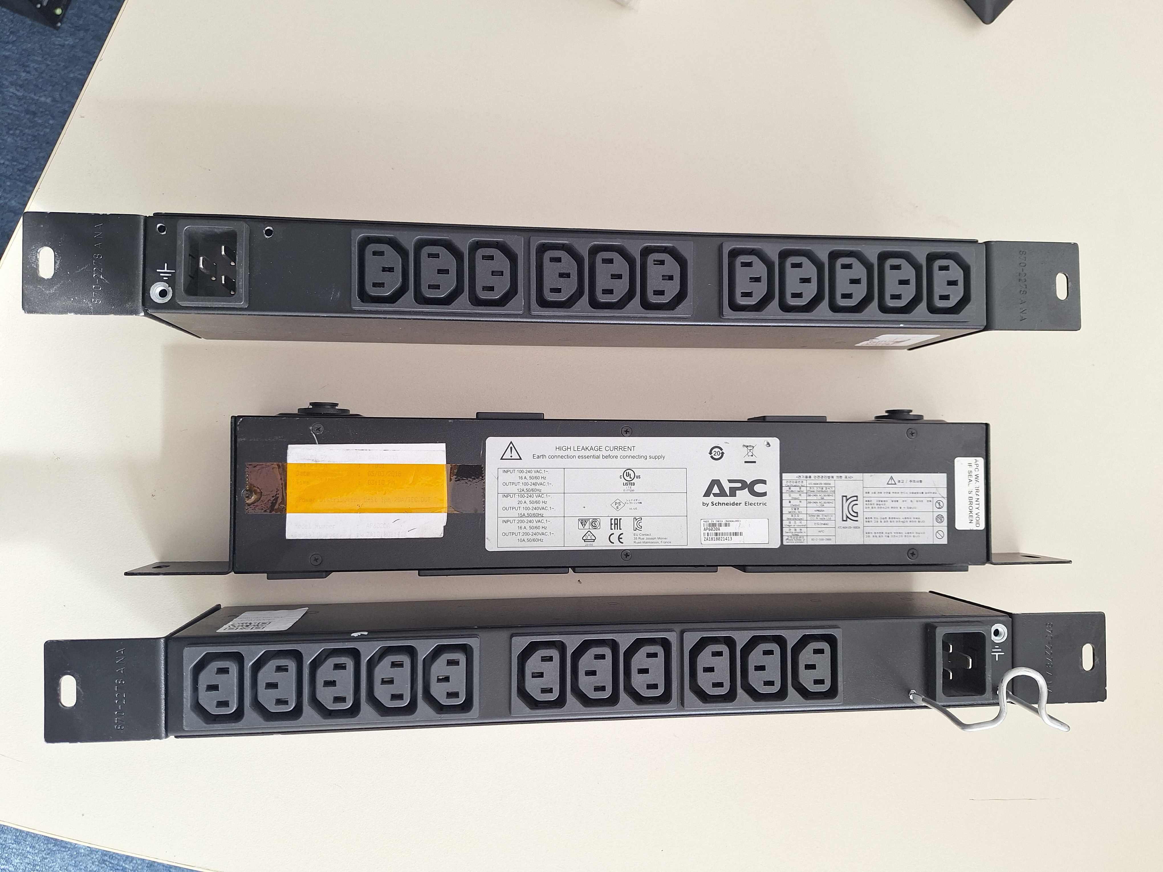 PDU APC AP6020A NetShelter Basic Rack PDU, 0U, 1PH, 3.3kW rack server