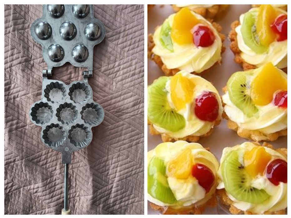 Forma din aluminiu  pentru nuci, faguri, cosulete, ciupercute, gofre