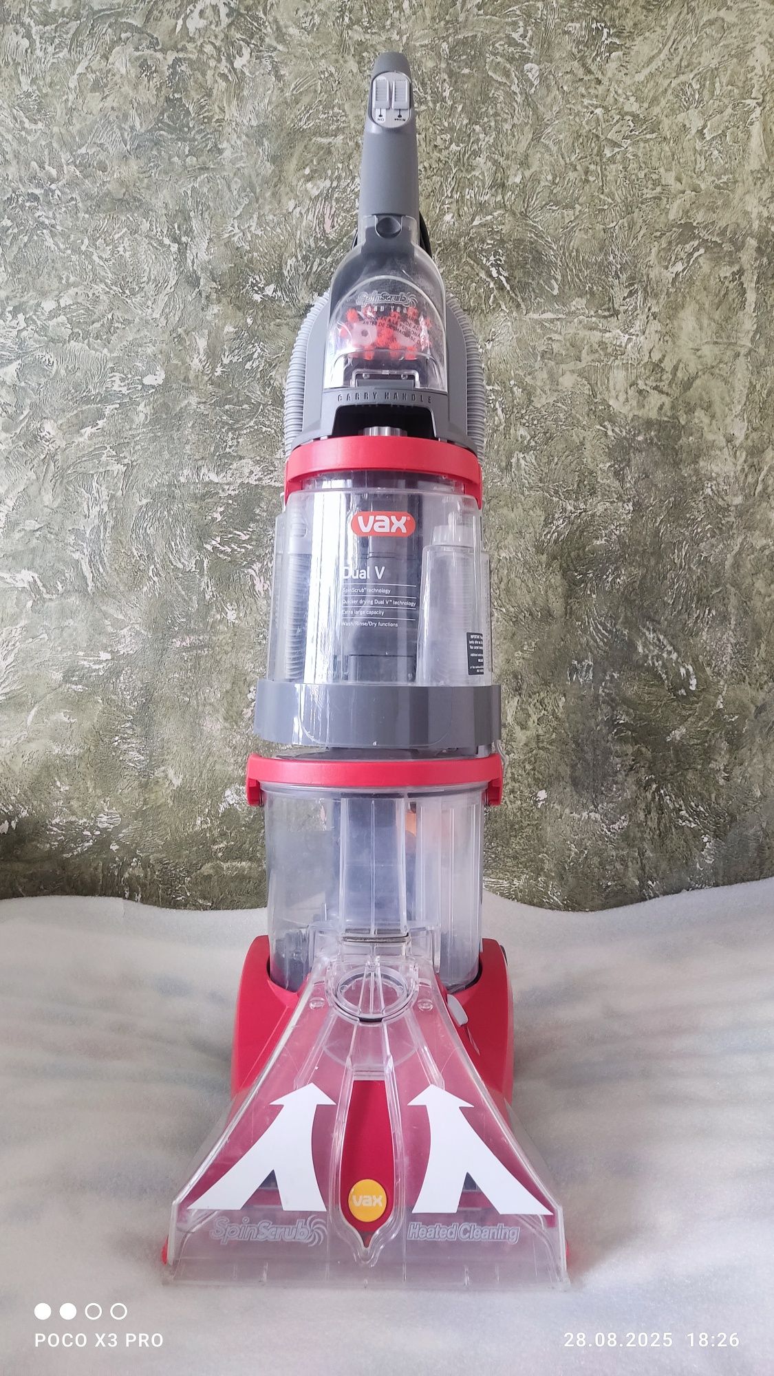 VAX Dual V – прахосмукачка за пране (като нова) килими и тапицерии