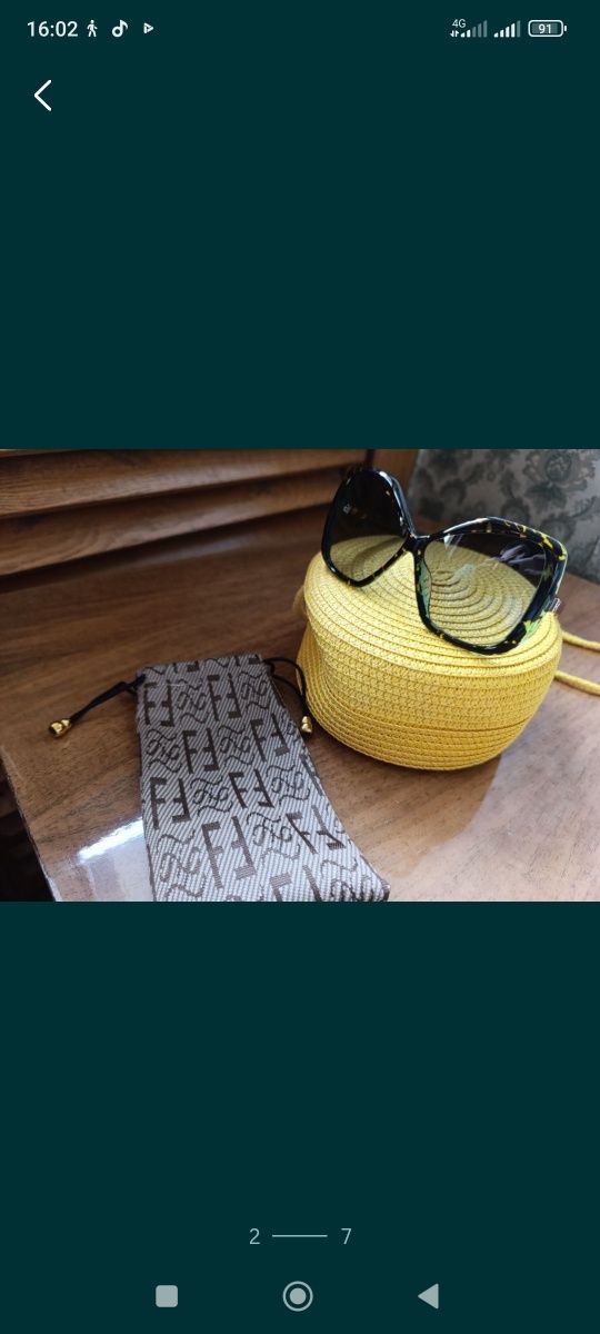 Скидка!Фирменные женские очки Fendi