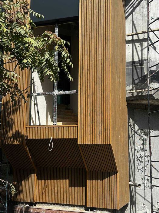 Декоративные фасадные доски из ДПК,    ДПК fasad taxtalari