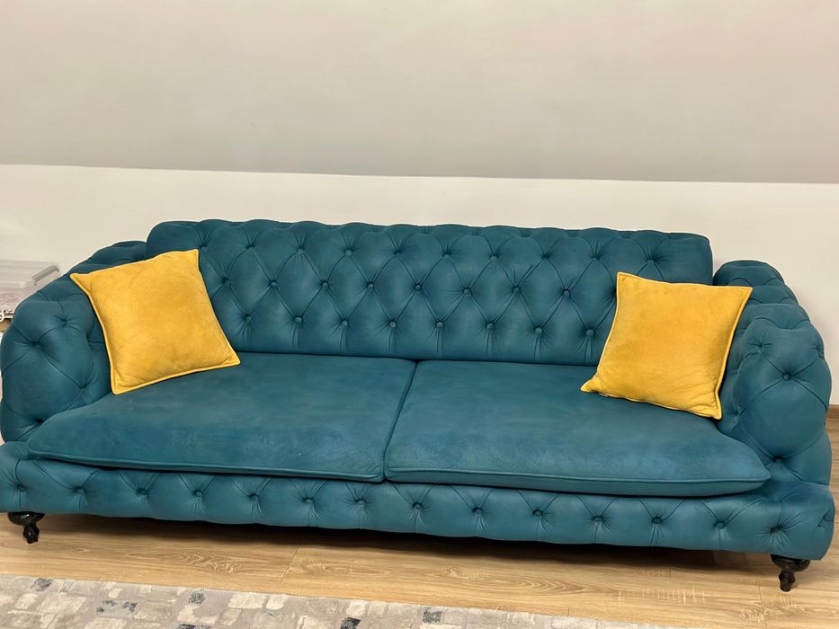 Canapea Chesterfield blue Tosca Italy