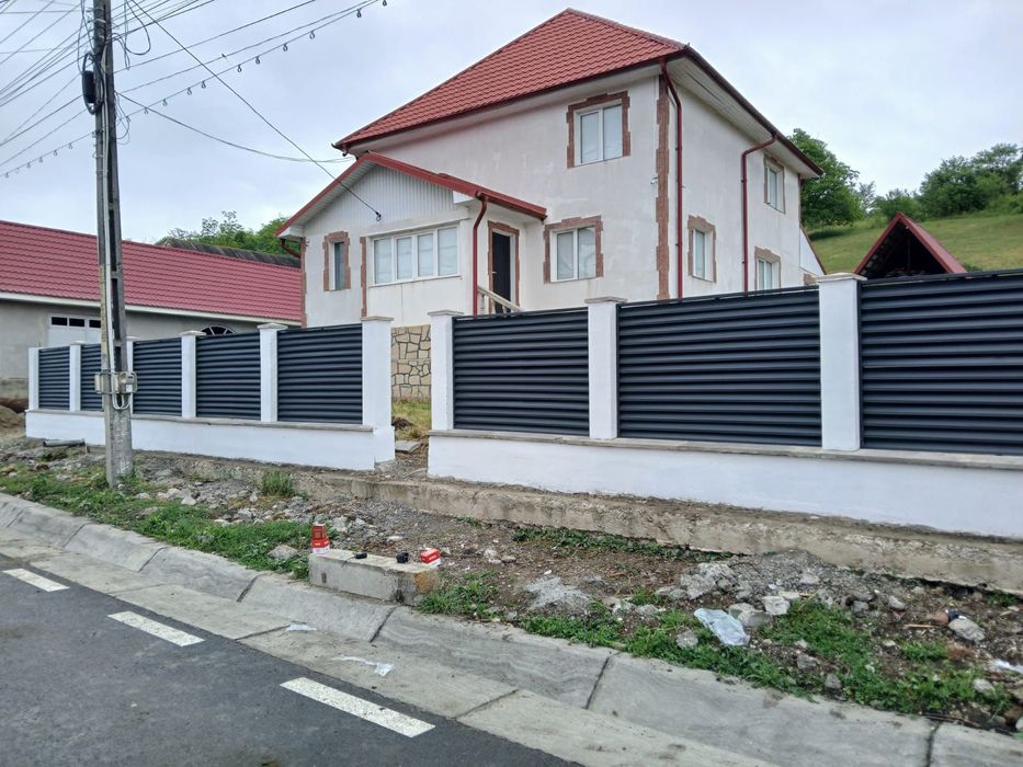 Construim garduri stil jaluzea sipca metalica tabla cutata