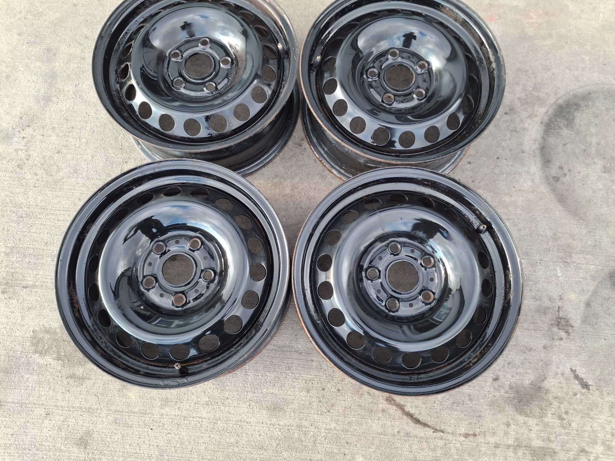 4бр. железни джанти 15 цола 5x112 за VW, Audi