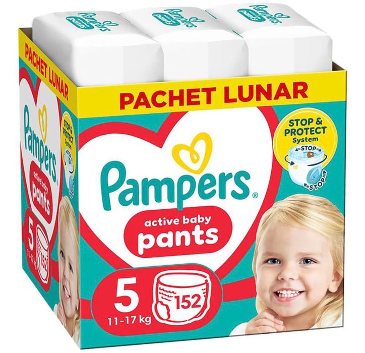 Pampers marimea 5 - 156 buc