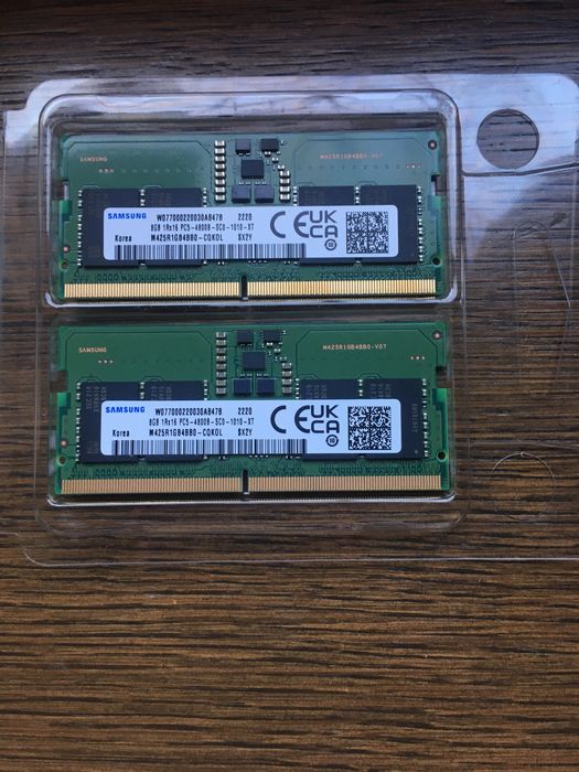 Memorie Laptop SODIMM 16GB (2x8) DDR5 4800MHz Samsung M425R1GB4BB0-CQK