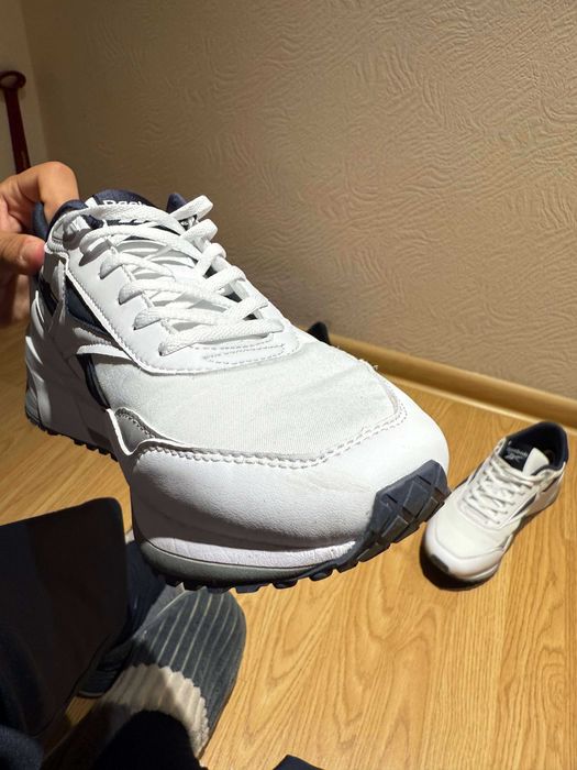 Reebok Classic бело-синие — состояние почти новые