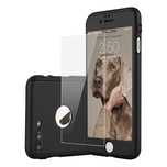 Huse 360 de grade pentru iPhone 7 Plus - Full Body, Negru