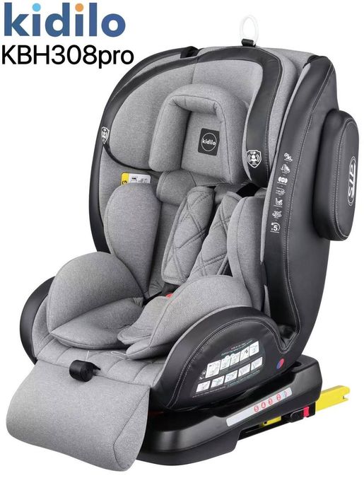 Универсальное Автокресло isofix 0 + 36 кг Положение меняется на 360 гр